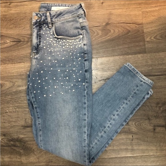 Anthropologie Pilcro Pearl Script Jeans - Picture 2 of 5